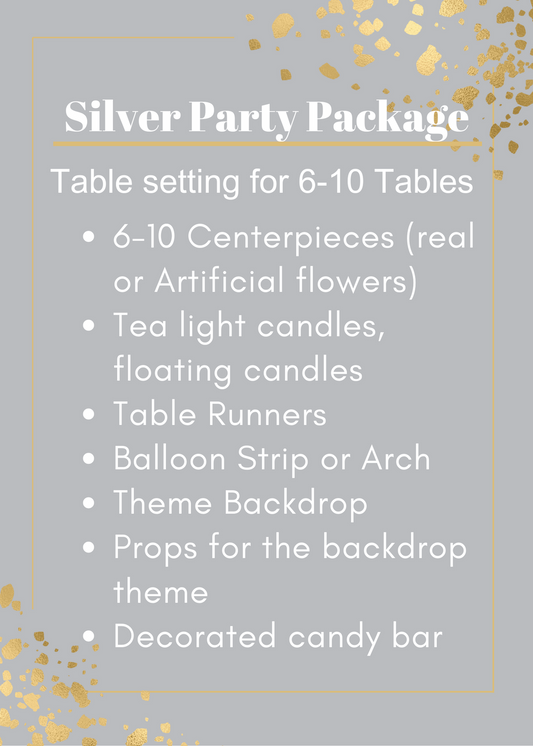 Silver Party Package